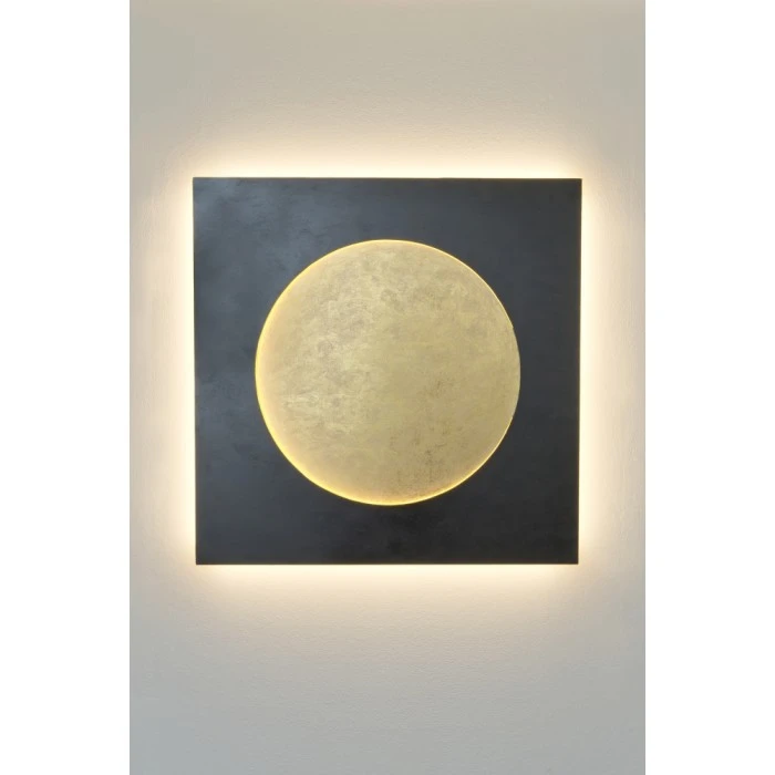 Holländer BERSAGLIO Wandleuchte LED Schwarz, Braun, Gold, 1-flammig 1 Holländer BERSAGLIO Wandleuchte LED Schwarz, Braun, Gold, 1-flammig