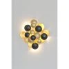 Holländer BOLLADARIA GRANDE Wandleuchte LED Schwarz, Braun, Gold, 6-flammig