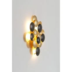 Holländer BOLLADARIA GRANDE Wandleuchte LED Schwarz, Braun, Gold, 6-flammig -Wandleuchten Verkauf hollaender bolladaria grande wandleuchte 300 k 13288 2