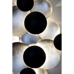 Holländer BOLLADARIA Wandleuchte LED Schwarz, Silber, 9-flammig -Wandleuchten Verkauf hollaender bolladaria wandleuchte 300 k 13246 s 4