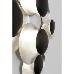 Holländer BOLLADARIA Wandleuchte LED Schwarz, Silber, 9-flammig -Wandleuchten Verkauf hollaender bolladaria wandleuchte 300 k 13246 s 5