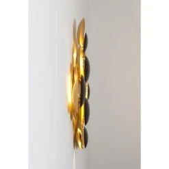 Holländer BOLLADARIA Wandleuchte LED Schwarz, Braun, Gold, 9-flammig -Wandleuchten Verkauf hollaender bolladaria wandleuchte 300 k 132462 2