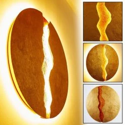 Holländer ERUPTION Wandleuchte LED Rot, Gold, 1-flammig