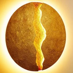 Holländer ERUPTION Wandleuchte LED Rot, Gold, 1-flammig -Wandleuchten Verkauf hollaender eruption wandleuchte 300 k 13230 11