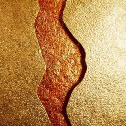 Holländer ERUPTION Wandleuchte LED Rot, Gold, 1-flammig -Wandleuchten Verkauf hollaender eruption wandleuchte 300 k 13230 6