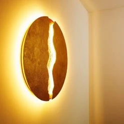 Holländer ERUPTION Wandleuchte LED Rot, Gold, 1-flammig -Wandleuchten Verkauf hollaender eruption wandleuchte 300 k 13230 8