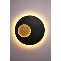 Holländer LUNA Wandleuchte LED Braun, Gold, 1-flammig 18 Holländer LUNA Wandleuchte LED Braun, Gold, 1-flammig -Wandleuchten Verkauf hollaender luna wandleuchte 300 k 13204 6