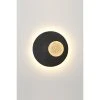 Holländer LUNA Wandleuchte LED Schwarz, Braun, Gold, 1-flammig