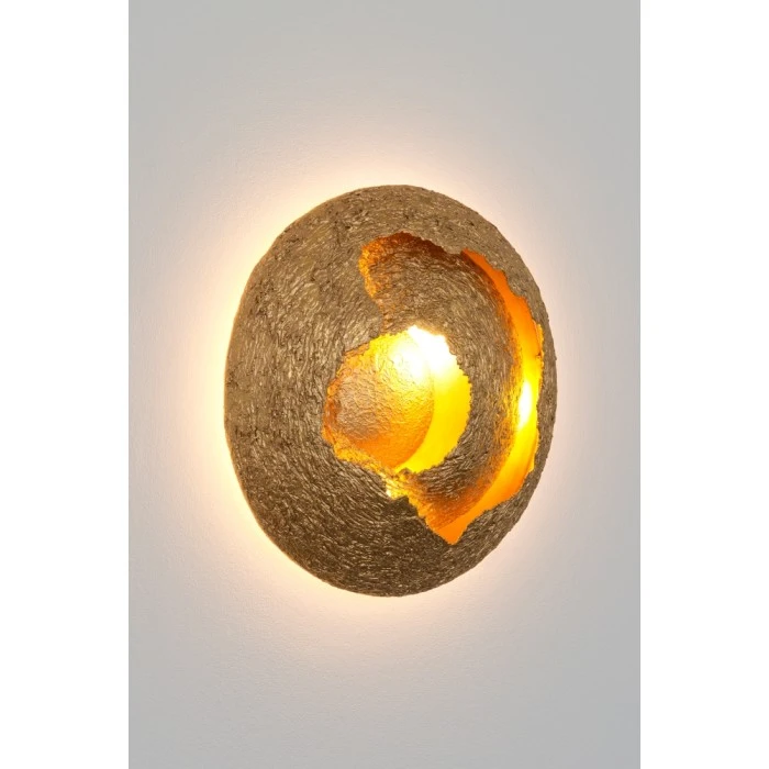 Holländer NIDODIVESPE Wandleuchte LED Gold, 1-flammig 2 Holländer NIDODIVESPE Wandleuchte LED Gold, 1-flammig – Bild 2