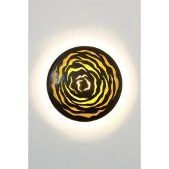 Holländer PLANETA Wandleuchte LED Gold, 1-flammig -Wandleuchten Verkauf hollaender planeta wandleuchte 300 k 13257 4