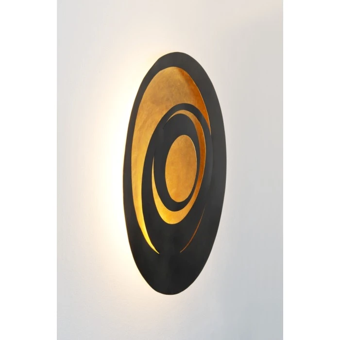 Holländer SPIRALE Wandleuchte LED Schwarz, Braun, Gold, 1-flammig 4 Holländer SPIRALE Wandleuchte LED Schwarz, Braun, Gold, 1-flammig – Bild 4
