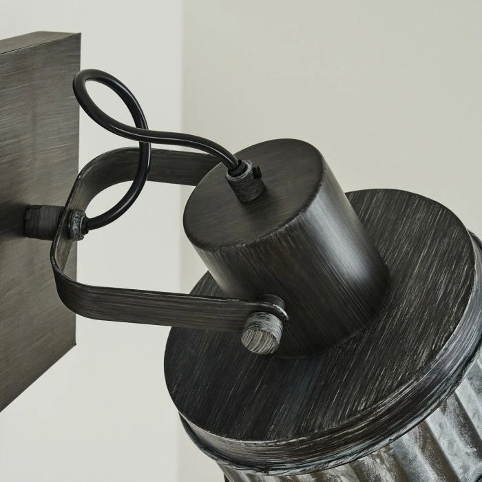 Hofstein Holsa Wandleuchte Schwarz, 1-flammig 3 Hofstein Holsa Wandleuchte Schwarz, 1-flammig - Image 3