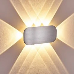 Hofstein Homad Wandleuchte LED Aluminium, 1-flammig 23 Hofstein Homad Wandleuchte LED Aluminium, 1-flammig -Wandleuchten Verkauf homad wandleuchte h3301272 do1 3