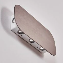 Hofstein Homad Wandleuchte LED Grau, 1-flammig -Wandleuchten Verkauf homad wandleuchte h3301333 do1 13