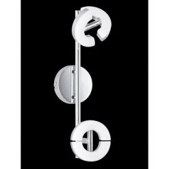 Honsel Leuchten Honsel Donut Wandleuchte LED Chrom, 2-flammig