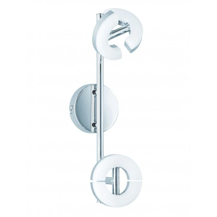 Honsel Leuchten Honsel Donut Wandleuchte LED Chrom, 2-flammig 2 Honsel Leuchten Honsel Donut Wandleuchte LED Chrom, 2-flammig - Image 2