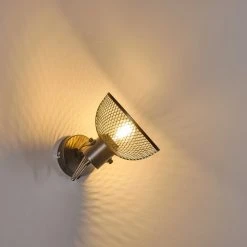 Hofstein Horred Wandleuchte Chrom, 1-flammig 25 Hofstein Horred Wandleuchte Chrom, 1-flammig -Wandleuchten Verkauf horred wandleuchte h3353318 6