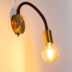 Hofstein Hovslund Wandleuchte Schwarz, Gold, 1-flammig -Wandleuchten Verkauf hovslund wandleuchte h3344170 12