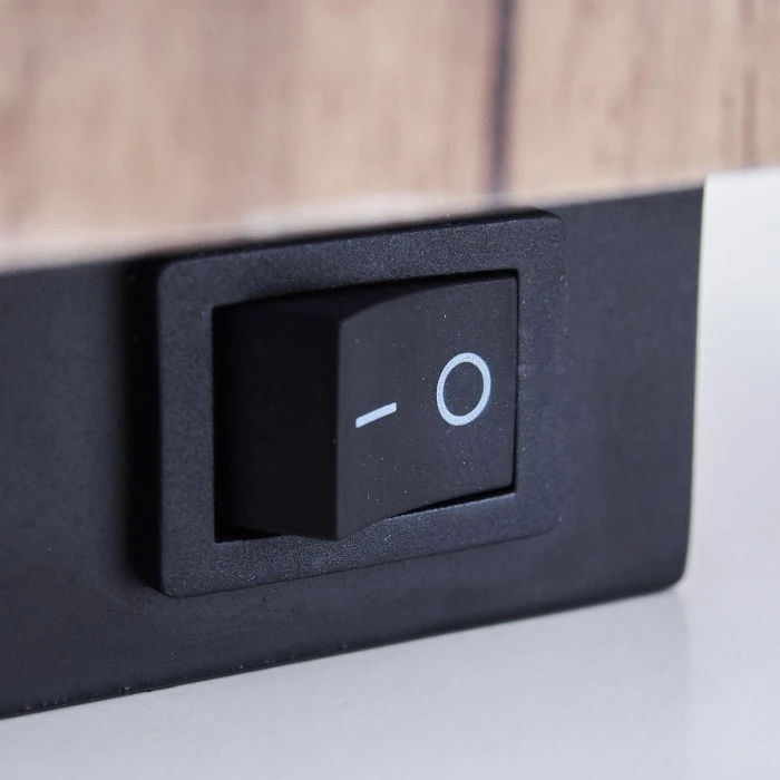 Hofstein Huddinge Wandleuchte Schwarz, Holz dunkel, 1-flammig 18 Hofstein Huddinge Wandleuchte Schwarz, Holz dunkel, 1-flammig - Image 18