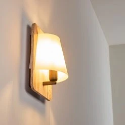 Hofstein Huddinge Wandleuchte Holz hell, 1-flammig -Wandleuchten Verkauf huddinge wandleuchte h3359778 7