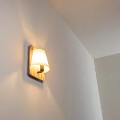 Hofstein Huddinge Wandleuchte Holz hell, 1-flammig -Wandleuchten Verkauf huddinge wandleuchte h3359778 9