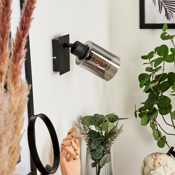 Hofstein Hunouri Wandleuchte Schwarz, 1-flammig 10 Hofstein Hunouri Wandleuchte Schwarz, 1-flammig - Image 10