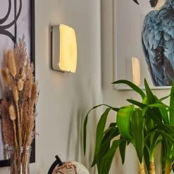 Hofstein Hutton Wandleuchte LED Nickel-Matt, 1-flammig -Wandleuchten Verkauf hutton wandleuchte h3550496 12