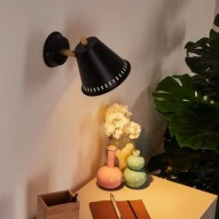 Hofstein Iasoa Wandleuchte Messing, Schwarz, 1-flammig 22 Hofstein Iasoa Wandleuchte Messing, Schwarz, 1-flammig -Wandleuchten Verkauf iasoa wandleuchte h3414958 10