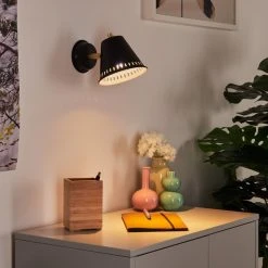 Hofstein Iasoa Wandleuchte Messing, Schwarz, 1-flammig 20 Hofstein Iasoa Wandleuchte Messing, Schwarz, 1-flammig -Wandleuchten Verkauf iasoa wandleuchte h3414958 8