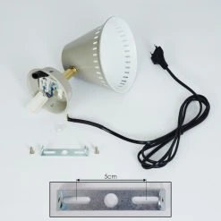 Hofstein Iasoa Wandleuchte Messing, Grau, 1-flammig 14 Hofstein Iasoa Wandleuchte Messing, Grau, 1-flammig -Wandleuchten Verkauf iasoa wandleuchte h3414972 4