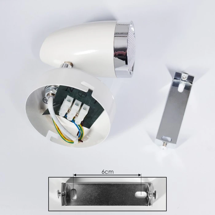 Hofstein Idlewild Wandleuchte LED Chrom, Weiß, 1-flammig 5 Hofstein Idlewild Wandleuchte LED Chrom, Weiß, 1-flammig - Image 5