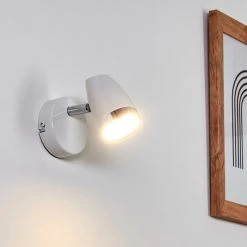 Hofstein Idlewild Wandleuchte LED Chrom, Weiß, 1-flammig 17 Hofstein Idlewild Wandleuchte LED Chrom, Weiß, 1-flammig -Wandleuchten Verkauf idlewild wandleuchte h3395172 8