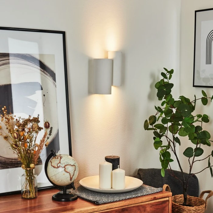 Hofstein Ililai Wandleuchte Weiß, 4-flammig 1 Hofstein Ililai Wandleuchte Weiß, 4-flammig