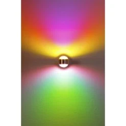 Hofstein Indore Wandleuchte LED Aluminium, 2-flammig 12 Hofstein Indore Wandleuchte LED Aluminium, 2-flammig -Wandleuchten Verkauf indore wandleuchte h349 gruen magenta glas 3