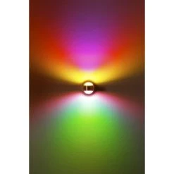 Hofstein Indore Wandleuchte LED Aluminium, 2-flammig 14 Hofstein Indore Wandleuchte LED Aluminium, 2-flammig -Wandleuchten Verkauf indore wandleuchte h349 gruen magenta glas 5