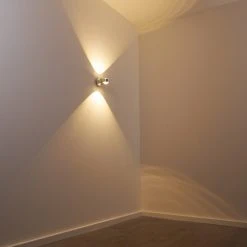 Hofstein Indore Wandleuchte LED Aluminium, 2-flammig -Wandleuchten Verkauf indore wandleuchte h349 linse 10