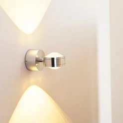 Hofstein Indore Wandleuchte LED Aluminium, 2-flammig -Wandleuchten Verkauf indore wandleuchte h349 linse 15