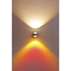 Hofstein Indore Wandleuchte LED Aluminium, 2-flammig 11 Hofstein Indore Wandleuchte LED Aluminium, 2-flammig -Wandleuchten Verkauf indore wandleuchte h349 rot klar linse 2