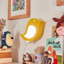 Hofstein Inklin Wandleuchte LED Gelb, 1-flammig