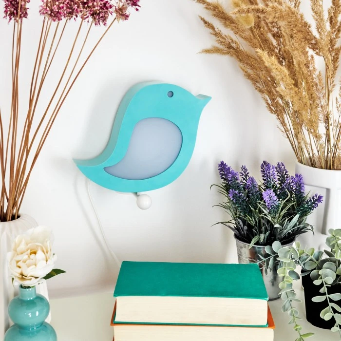 Hofstein Inklin Wandleuchte LED Blau, 1-flammig 2 Hofstein Inklin Wandleuchte LED Blau, 1-flammig - Image 2