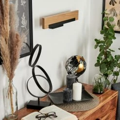 Hofstein Inzino Wandleuchte LED Schwarz, Naturfarben, 1-flammig 21 Hofstein Inzino Wandleuchte LED Schwarz, Naturfarben, 1-flammig -Wandleuchten Verkauf inzino wandleuchte h3570807 9