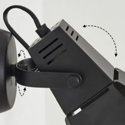 Hofstein Isanay Wandleuchte LED Schwarz, 1-flammig 15 Hofstein Isanay Wandleuchte LED Schwarz, 1-flammig -Wandleuchten Verkauf isanay wandleuchte h3654095 5