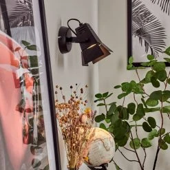 Hofstein Isanay Wandleuchte LED Schwarz, 1-flammig 16 Hofstein Isanay Wandleuchte LED Schwarz, 1-flammig -Wandleuchten Verkauf isanay wandleuchte h3654095 6