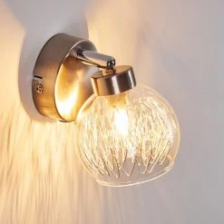 Hofstein Iskuras Wandleuchte Nickel-Matt, 1-flammig 33 Hofstein Iskuras Wandleuchte Nickel-Matt, 1-flammig -Wandleuchten Verkauf iskuras wandleuchte h3226322 do2 11