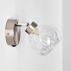 Hofstein Iskuras Wandleuchte Nickel-Matt, 1-flammig 37 Hofstein Iskuras Wandleuchte Nickel-Matt, 1-flammig -Wandleuchten Verkauf iskuras wandleuchte h3226322 do2 15