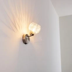 Hofstein Iskuras Wandleuchte Nickel-Matt, 1-flammig 38 Hofstein Iskuras Wandleuchte Nickel-Matt, 1-flammig -Wandleuchten Verkauf iskuras wandleuchte h3226322 do2 16