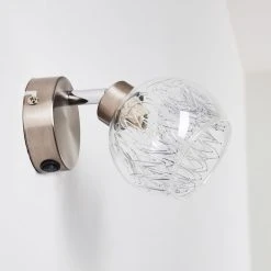 Hofstein Iskuras Wandleuchte Nickel-Matt, 1-flammig 39 Hofstein Iskuras Wandleuchte Nickel-Matt, 1-flammig -Wandleuchten Verkauf iskuras wandleuchte h3226322 do2 17