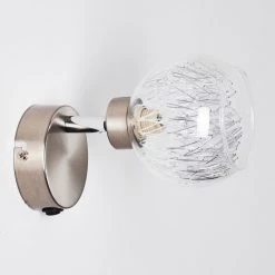 Hofstein Iskuras Wandleuchte Nickel-Matt, 1-flammig 28 Hofstein Iskuras Wandleuchte Nickel-Matt, 1-flammig -Wandleuchten Verkauf iskuras wandleuchte h3226322 do2 6