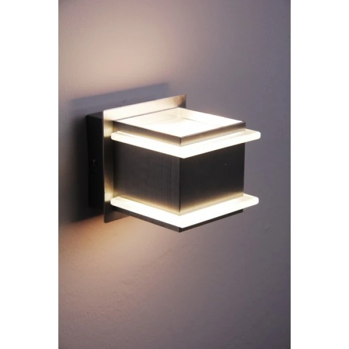 Hofstein Jaipur Wandleuchte LED Edelstahl, 1-flammig 8 Hofstein Jaipur Wandleuchte LED Edelstahl, 1-flammig - Image 8