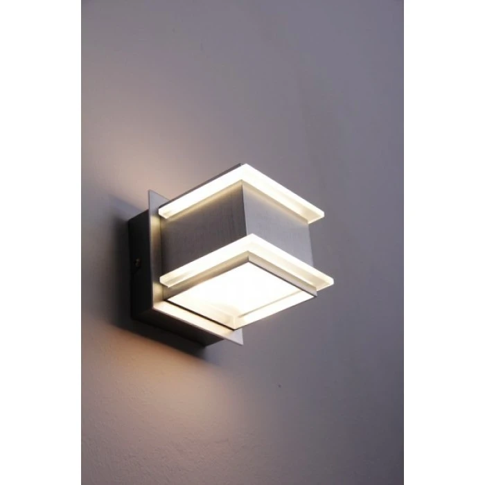 Hofstein Jaipur Wandleuchte LED Edelstahl, 1-flammig 9 Hofstein Jaipur Wandleuchte LED Edelstahl, 1-flammig - Image 9